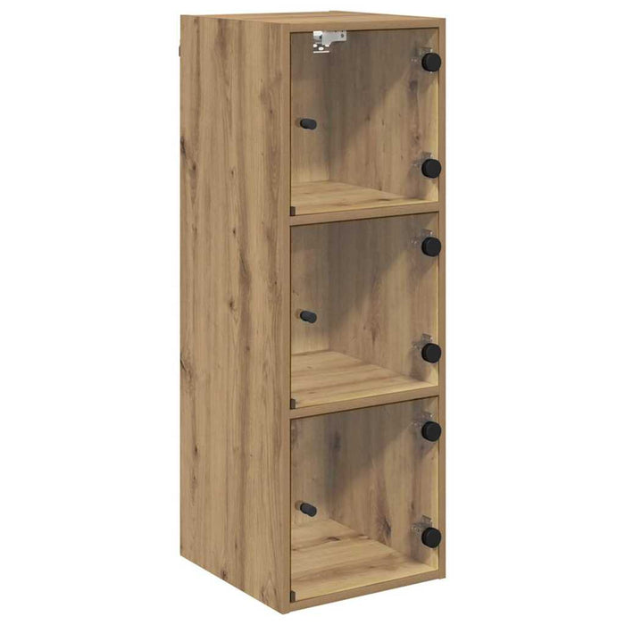 Dulap de perete Stejar Artizanal 35 x 37 x 102 cm Lemn compozit - WALTI WALTI