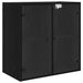Dulap de perete Stejar Negru 68 x 37 x 68,5 cm Lemn compozit - WALTI WALTI