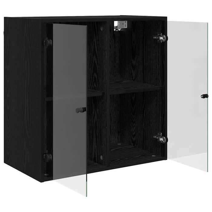 Dulap de perete Stejar Negru 68 x 37 x 68,5 cm Lemn compozit - WALTI WALTI