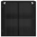 Dulap de perete Stejar Negru 68 x 37 x 68,5 cm Lemn compozit - WALTI WALTI