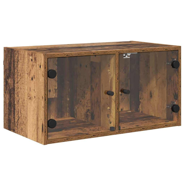 Dulapuri de perete Pe perete 2 pcs Lemn Vechi 68 x 37 x 35 cm - WALTI WALTI