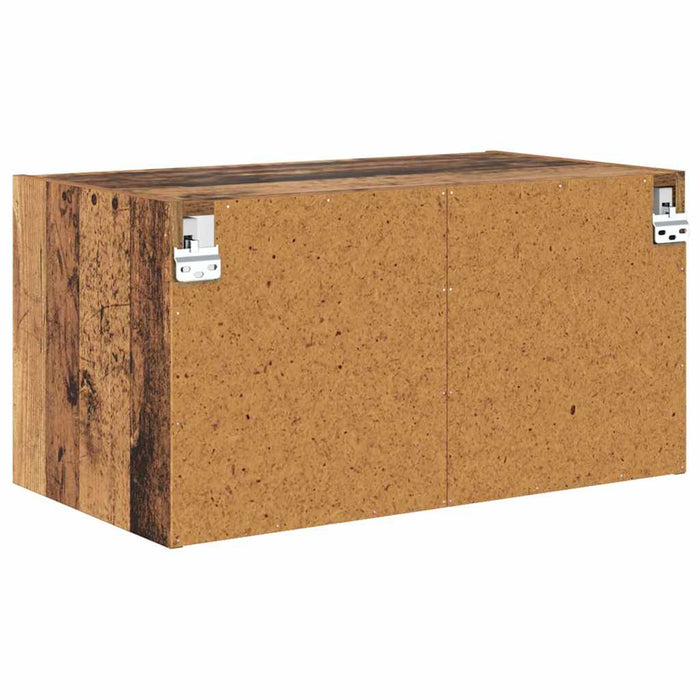Dulapuri de perete Pe perete 2 pcs Lemn Vechi 68 x 37 x 35 cm - WALTI WALTI