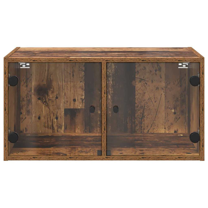 Dulapuri de perete Pe perete 2 pcs Lemn Vechi 68 x 37 x 35 cm - WALTI WALTI