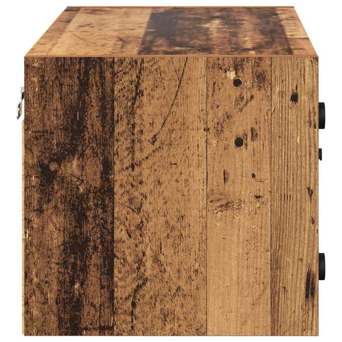 Dulapuri de perete Pe perete 2 pcs Lemn Vechi 68 x 37 x 35 cm - WALTI WALTI