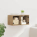 Dulap de perete Stejar Artizanal 68 x 37 x 35 cm Lemn compozit - WALTI WALTI