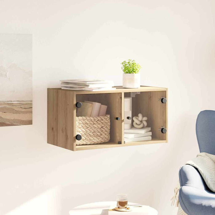 Dulap de perete Stejar Artizanal 68 x 37 x 35 cm Lemn compozit - WALTI WALTI
