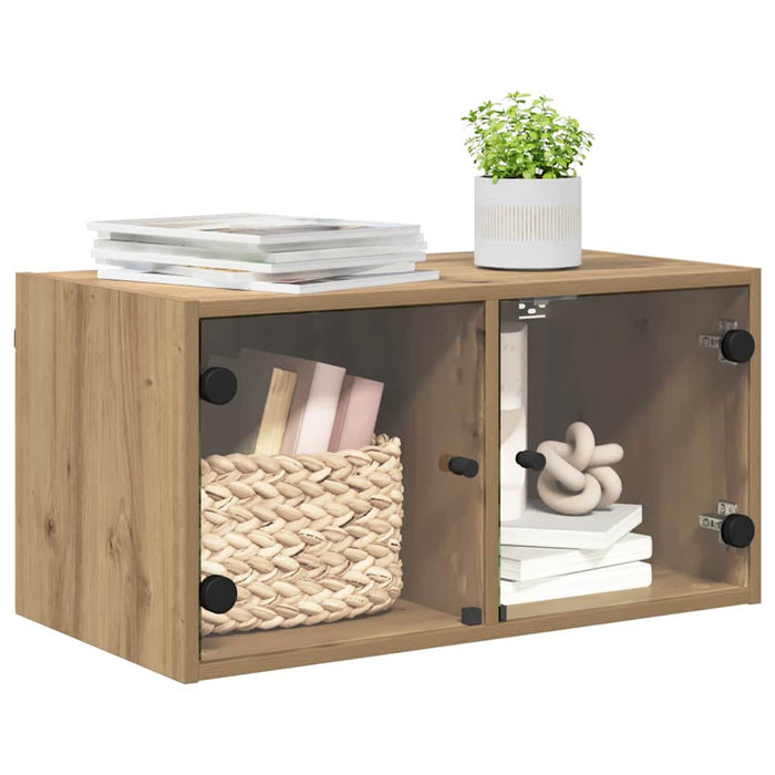 Dulap de perete Stejar Artizanal 68 x 37 x 35 cm Lemn compozit - WALTI WALTI