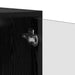 Dulap de perete Stejar Negru 68 x 37 x 35 cm Lemn compozit - WALTI WALTI
