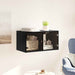 Dulap de perete Stejar Negru 68 x 37 x 35 cm Lemn compozit - WALTI WALTI