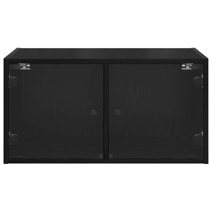 Dulap de perete Stejar Negru 68 x 37 x 35 cm Lemn compozit - WALTI WALTI