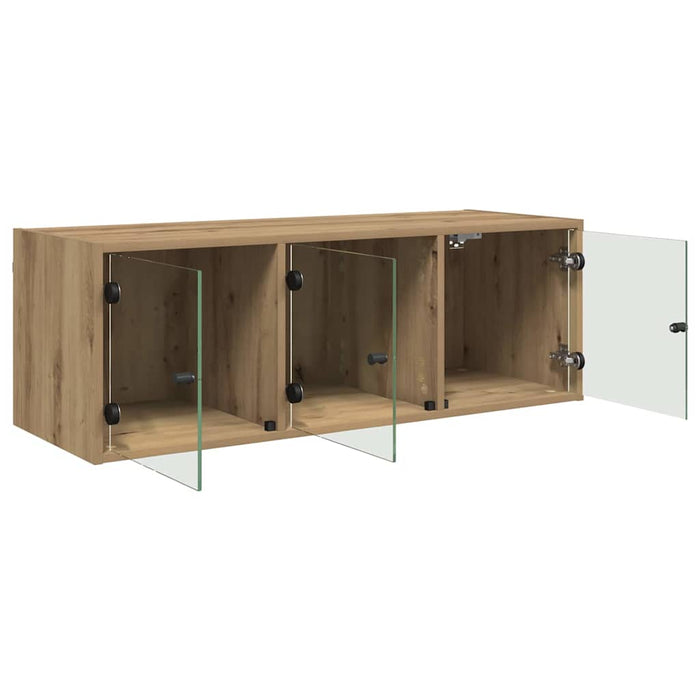 Dulap de perete Stejar Artizanal 102 x 37 x 35 cm Lemn compozit - WALTI WALTI