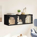 Dulap de perete Stejar Negru 102 x 37 x 35 cm Lemn compozit - WALTI WALTI