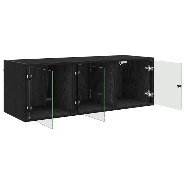Dulap de perete Stejar Negru 102 x 37 x 35 cm Lemn compozit - WALTI WALTI
