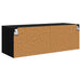 Dulap de perete Stejar Negru 102 x 37 x 35 cm Lemn compozit - WALTI WALTI