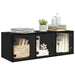 Dulap de perete Stejar Negru 102 x 37 x 35 cm Lemn compozit - WALTI WALTI