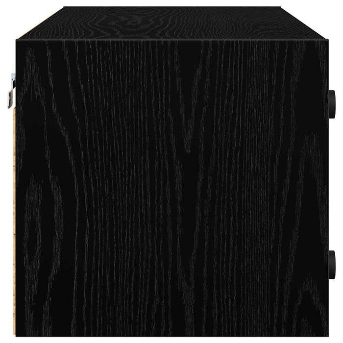 Dulap de perete Stejar Negru 102 x 37 x 35 cm Lemn compozit - WALTI WALTI