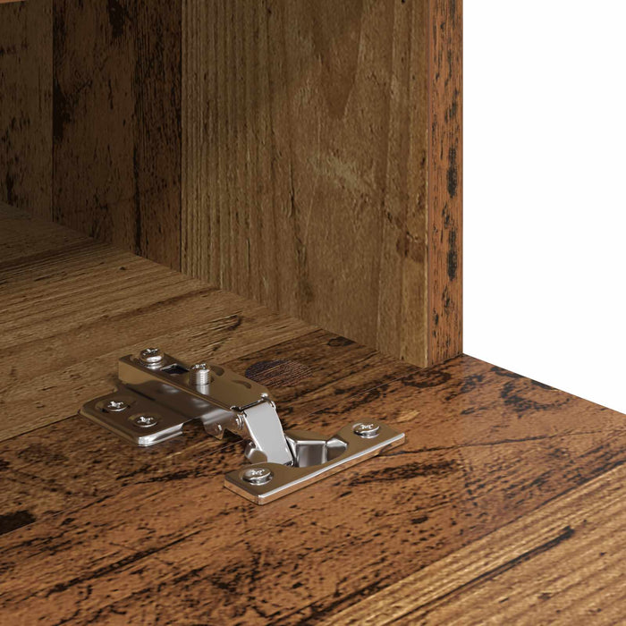 Dulapuri pentru TV Pe perete 2 pcs Lemn Vechi 60 x 30 x 30 cm - WALTI WALTI