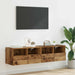 Dulapuri pentru TV Pe perete 2 pcs Lemn Vechi 60 x 30 x 30 cm - WALTI WALTI