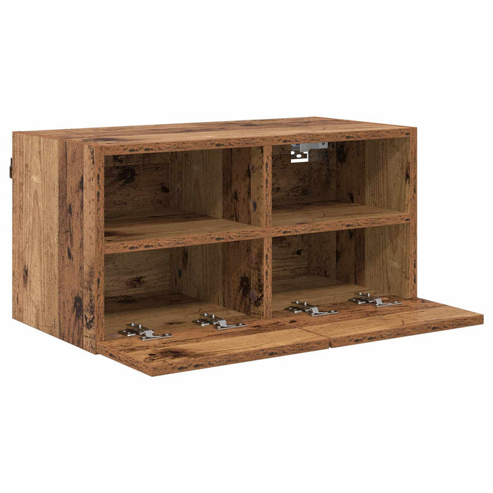Dulapuri pentru TV Pe perete 2 pcs Lemn Vechi 60 x 30 x 30 cm - WALTI WALTI