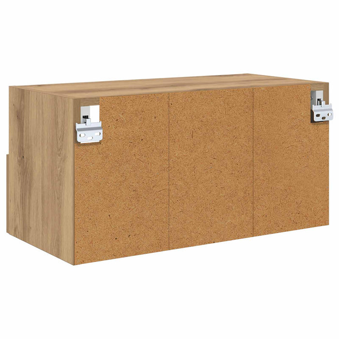 Dulap TV de perete Pe perete Stejar Artizanal 60 x 30 x 30 cm - WALTI WALTI