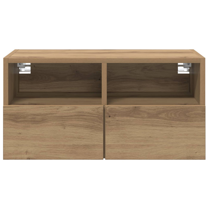Dulap TV de perete Pe perete Stejar Artizanal 60 x 30 x 30 cm - WALTI WALTI
