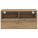 Dulap TV de perete Pe perete Stejar Artizanal 60 x 30 x 30 cm - WALTI WALTI