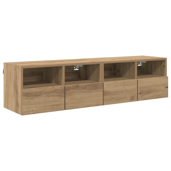 Dulapuri pentru TV 2 pcs Stejar Artizanal 60 x 30 x 30 cm - WALTI WALTI