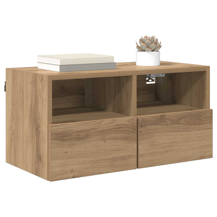 Dulapuri pentru TV 2 pcs Stejar Artizanal 60 x 30 x 30 cm - WALTI WALTI