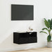Dulap TV de perete Stejar Negru 60 x 30 x 30 cm Lemn compozit - WALTI WALTI