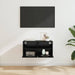 Dulap TV de perete Stejar Negru 60 x 30 x 30 cm Lemn compozit - WALTI WALTI