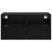 Dulap TV de perete Stejar Negru 60 x 30 x 30 cm Lemn compozit - WALTI WALTI