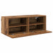 Dulap TV de perete Lemn Vechi 80 x 30 x 30 cm Lemn compozit - WALTI WALTI