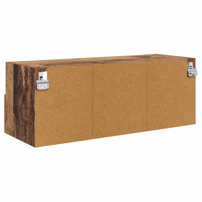 Dulap TV de perete Lemn Vechi 80 x 30 x 30 cm Lemn compozit - WALTI WALTI