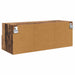 Dulapuri pentru TV Pe perete 2 pcs Lemn Vechi 80 x 30 x 30 cm - WALTI WALTI