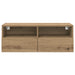 Dulap TV de perete Pe perete Stejar Artizanal 80 x 30 x 30 cm - WALTI WALTI