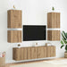 Dulap TV de perete Stejar Artizanal 40,5x30x40cm Lemn compozit - WALTI WALTI