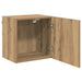 Dulap TV de perete Stejar Artizanal 40,5x30x40cm Lemn compozit - WALTI WALTI