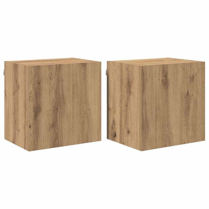 Dulapuri pentru TV 2 pcs Stejar Artizanal 40,5x30x40cm - WALTI WALTI