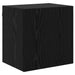 Dulap TV de perete Stejar Negru 40,5x30x40cm Lemn compozit - WALTI WALTI