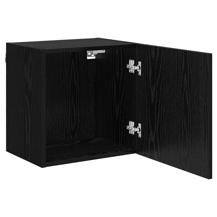 Dulapuri pentru TV Pe perete 2 pcs Stejar Negru 40,5x30x40cm - WALTI WALTI