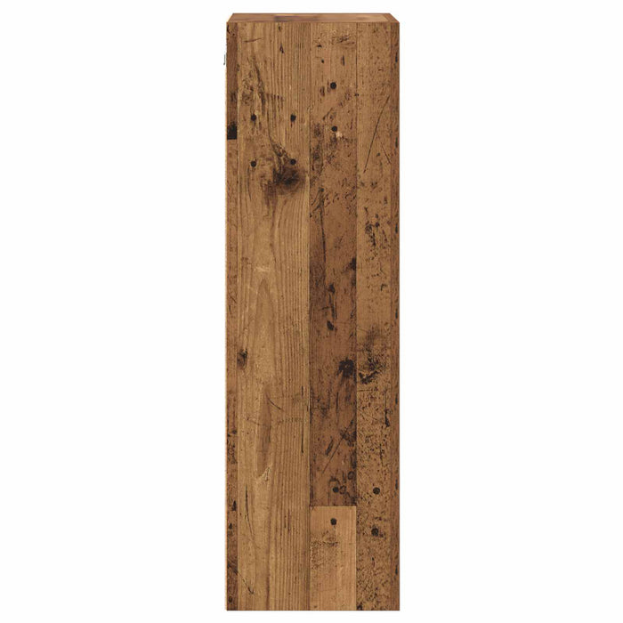Dulap TV de perete Lemn Vechi 40,5 x 30 x 102 cm Lemn compozit - WALTI WALTI