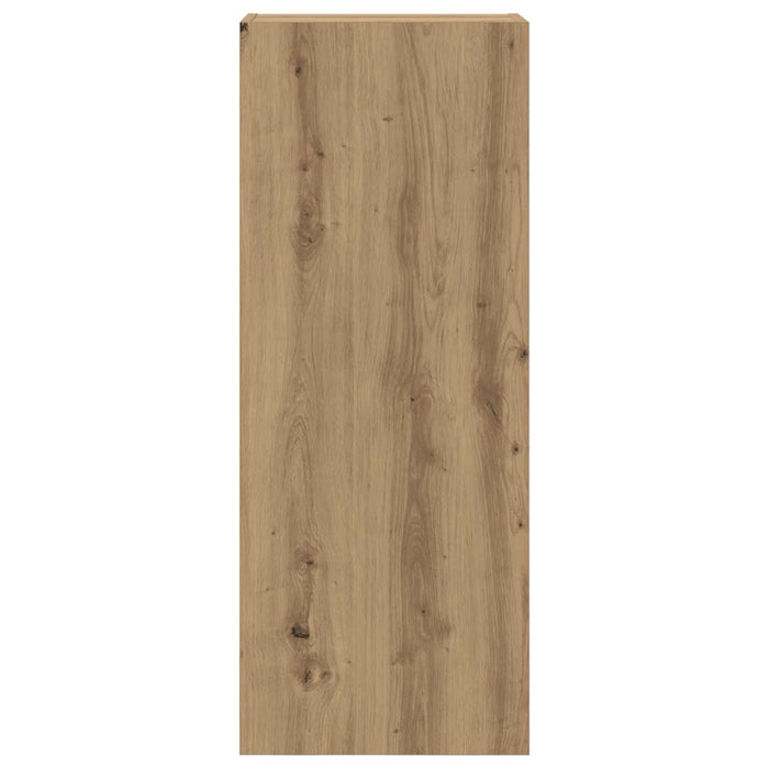 Dulap TV de perete 40,5 x 30 x 102 cm Stejar Artizanal WALTI