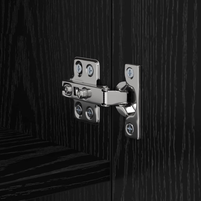 Dulap TV de perete Pe perete Stejar Negru 40,5 x 30 x 102 cm - WALTI WALTI
