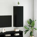 Dulap TV de perete Pe perete Stejar Negru 40,5 x 30 x 102 cm - WALTI WALTI