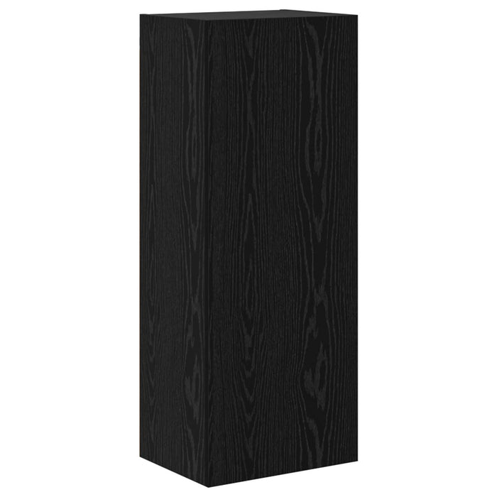 Dulap TV de perete Pe perete Stejar Negru 40,5 x 30 x 102 cm - WALTI WALTI