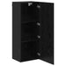 Dulap TV de perete Pe perete Stejar Negru 40,5 x 30 x 102 cm - WALTI WALTI