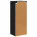 Dulap TV de perete Pe perete Stejar Negru 40,5 x 30 x 102 cm - WALTI WALTI