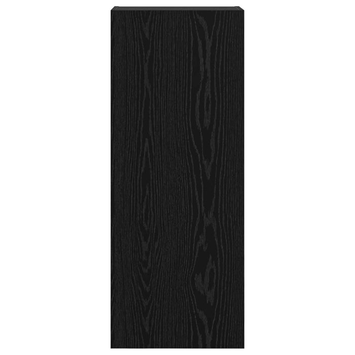 Dulap TV de perete Pe perete Stejar Negru 40,5 x 30 x 102 cm - WALTI WALTI