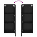 Dulap TV de perete Pe perete Stejar Negru 40,5 x 30 x 102 cm - WALTI WALTI