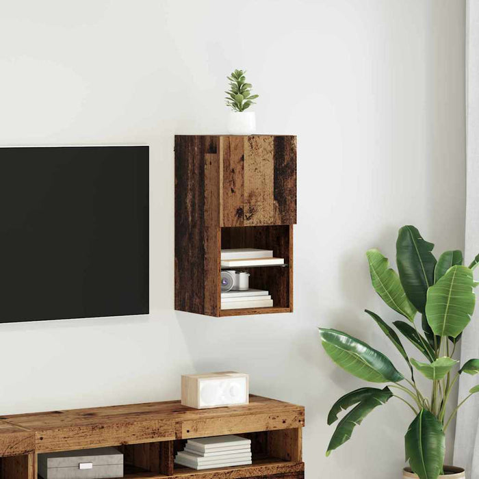 Sistem de TV montat pe perete Lemn Vechi 30,5 x 30 x 60 cm - WALTI WALTI